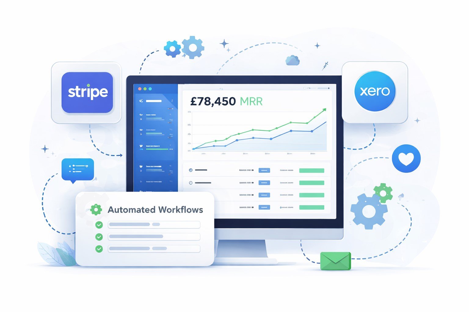 Automated SaaS accounting with Stripe and Xero integrations